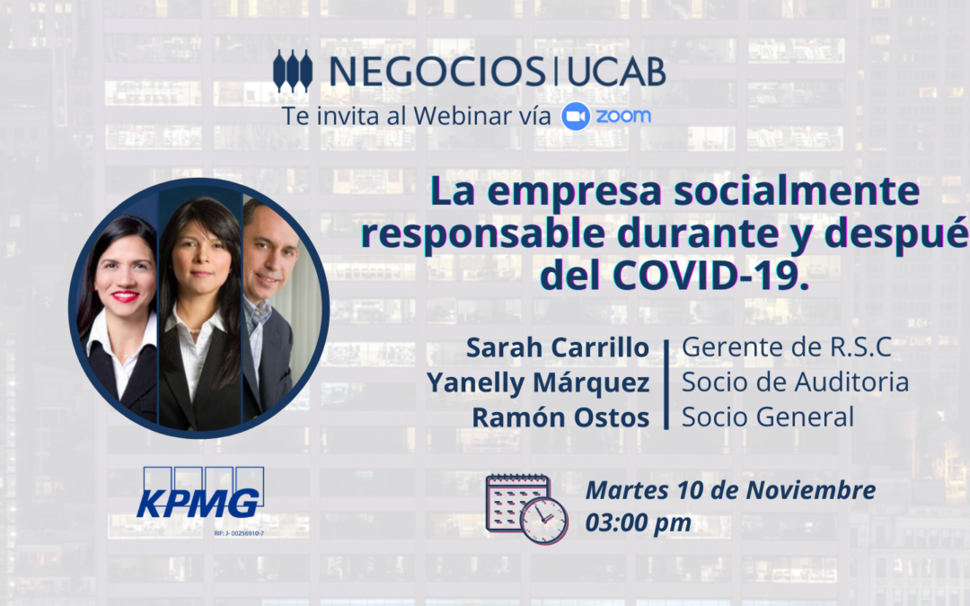 La empresa socialmente responsable durante y después del COVID-19